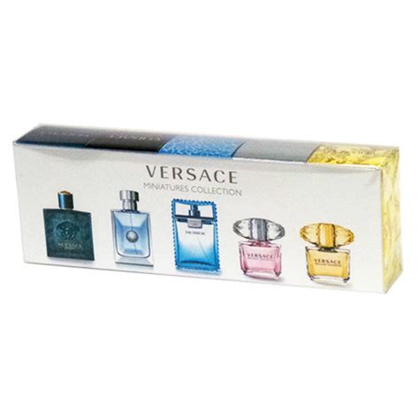 versace cologne mini set|versace 5 piece mini set.